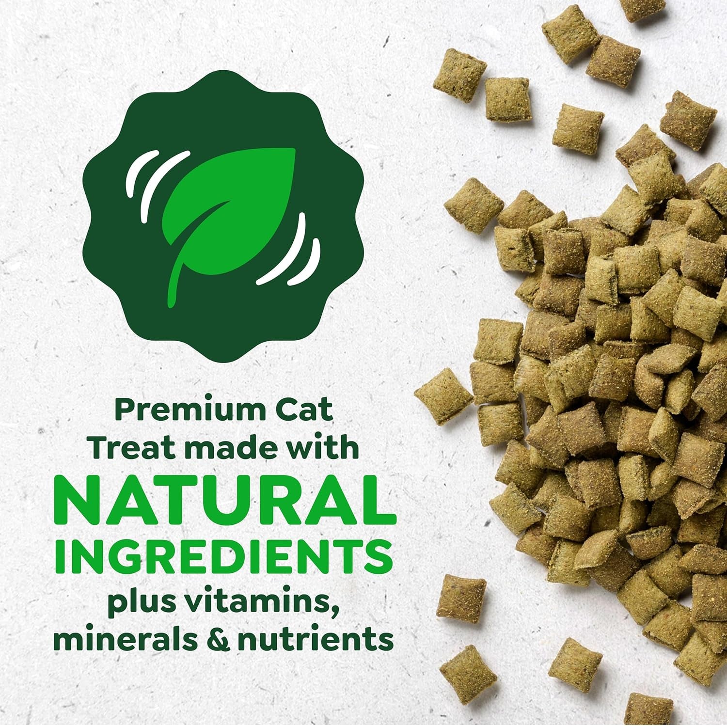 Greenies Feline SMARTBITES Healthy Skin and Fur, Chicken and Salmon Flavors, All Bag Sizes