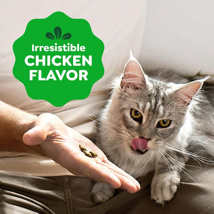 Greenies Feline SMARTBITES Healthy Skin and Fur, Chicken and Salmon Flavors, All Bag Sizes